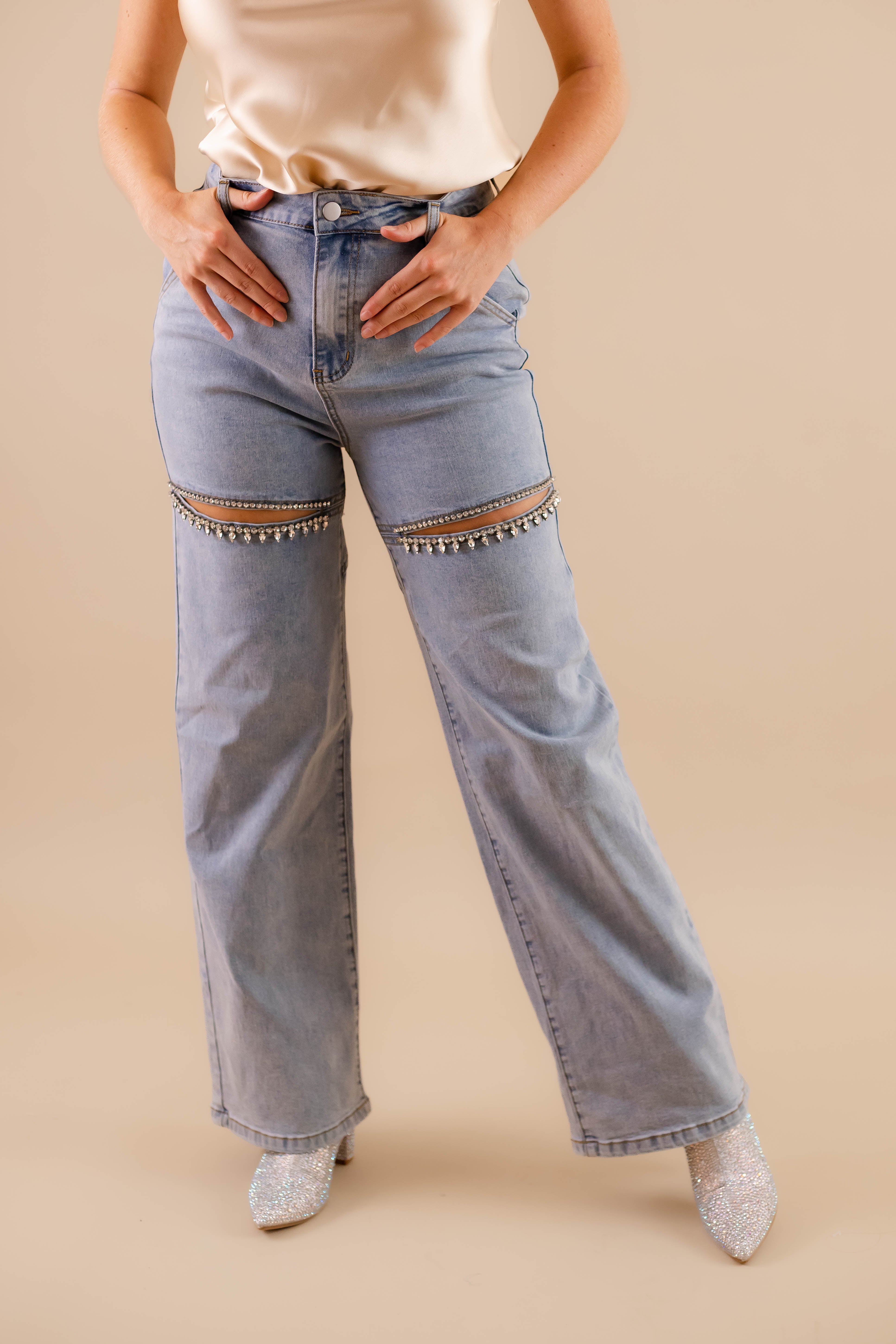 RESTOCK: Big Personality Rhinestone Denim - Image 10