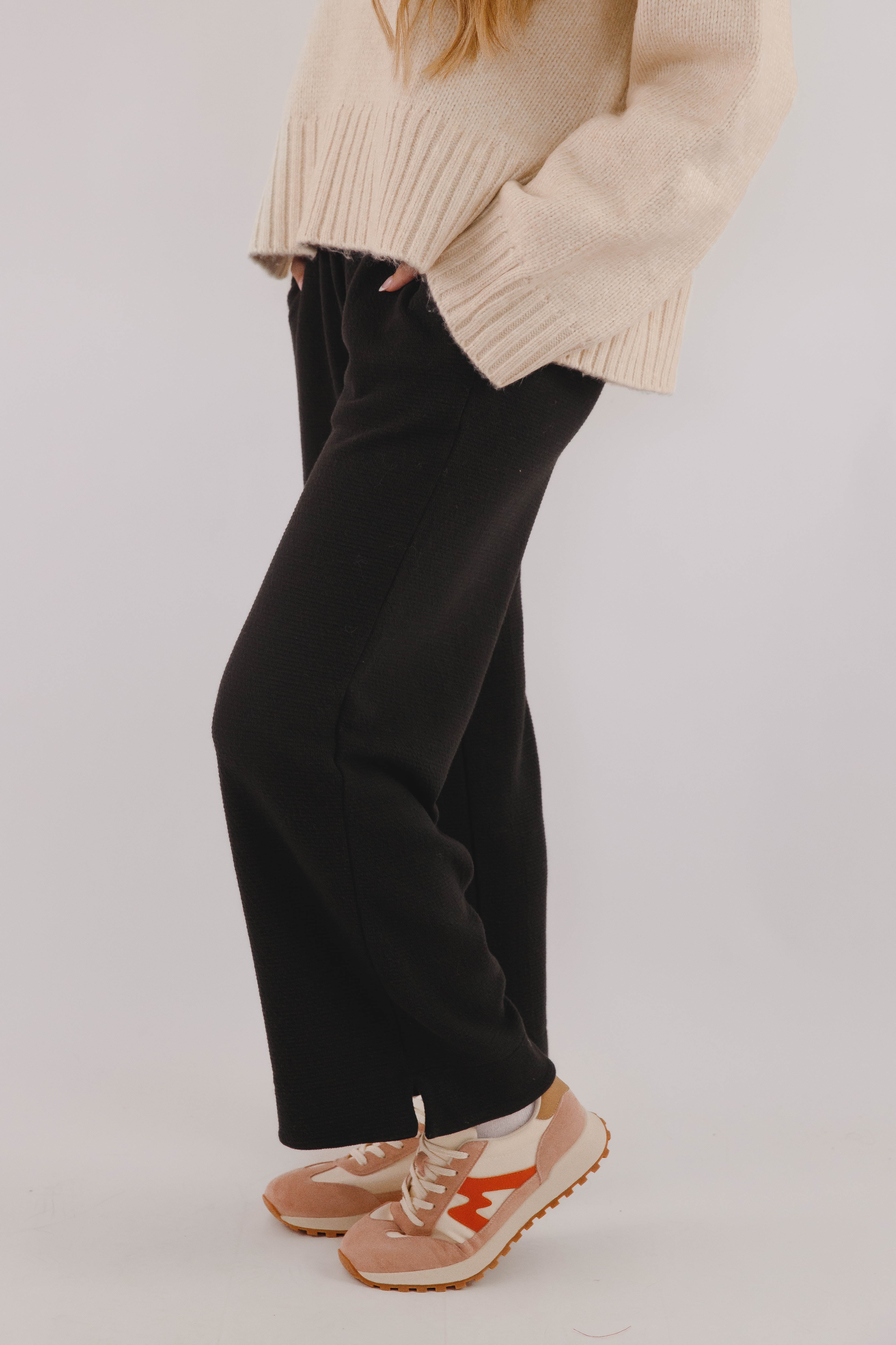 Frequent Flyer Lounge Pants-Black - Image 4