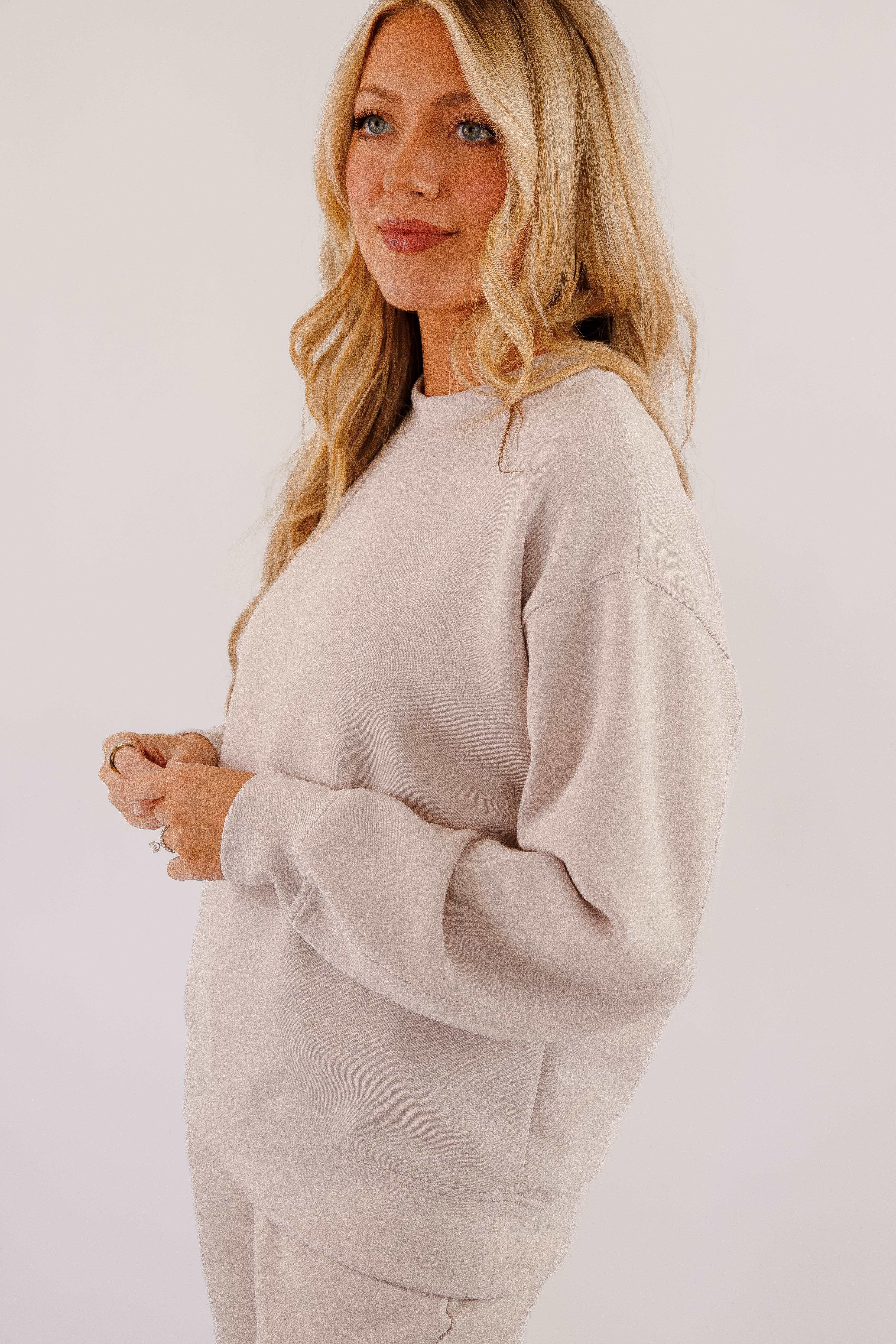 Gathering Miles Pullover-Mocha Cream - Image 3