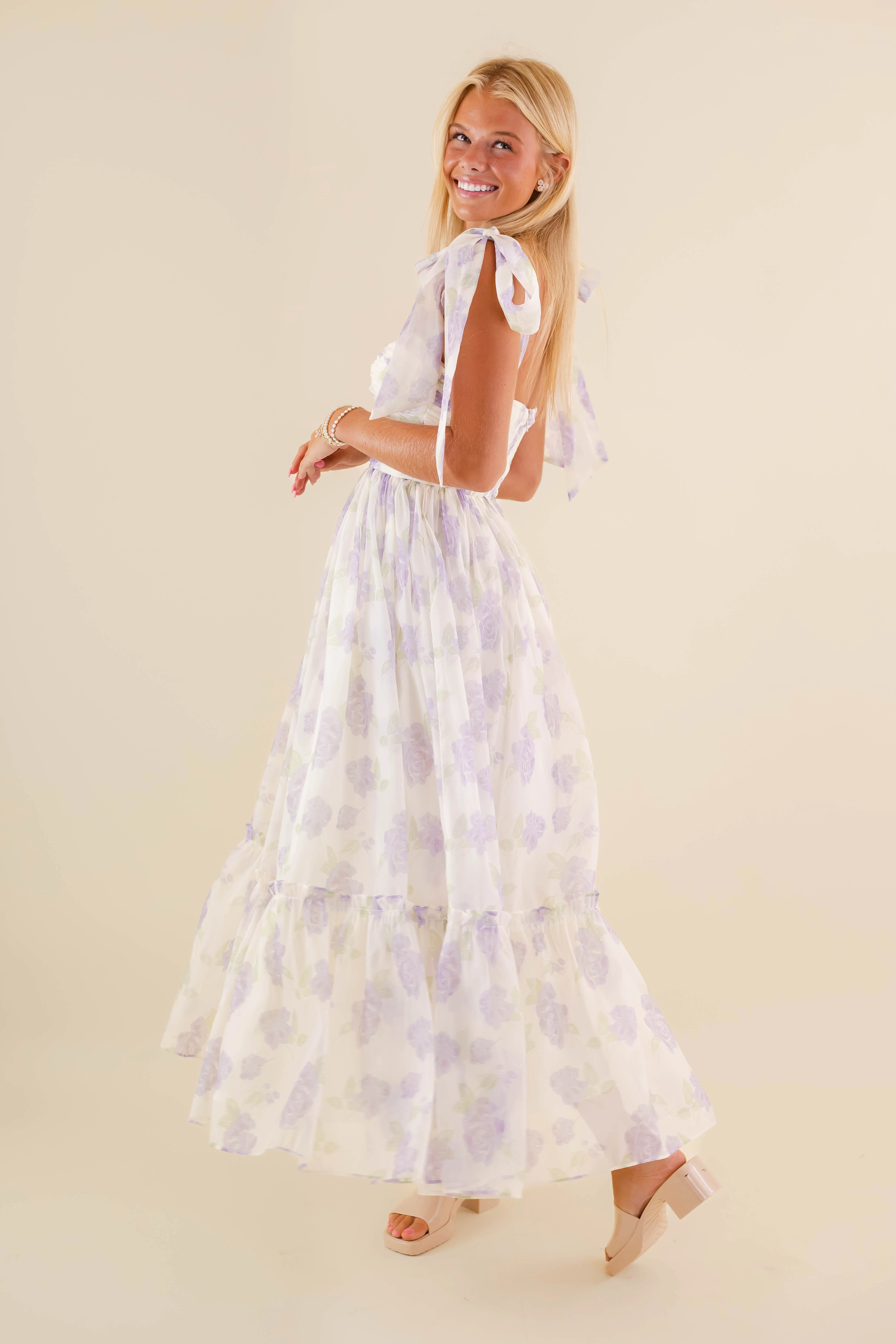 Waiting For My Chance Maxi Dress-Lilac - Image 4