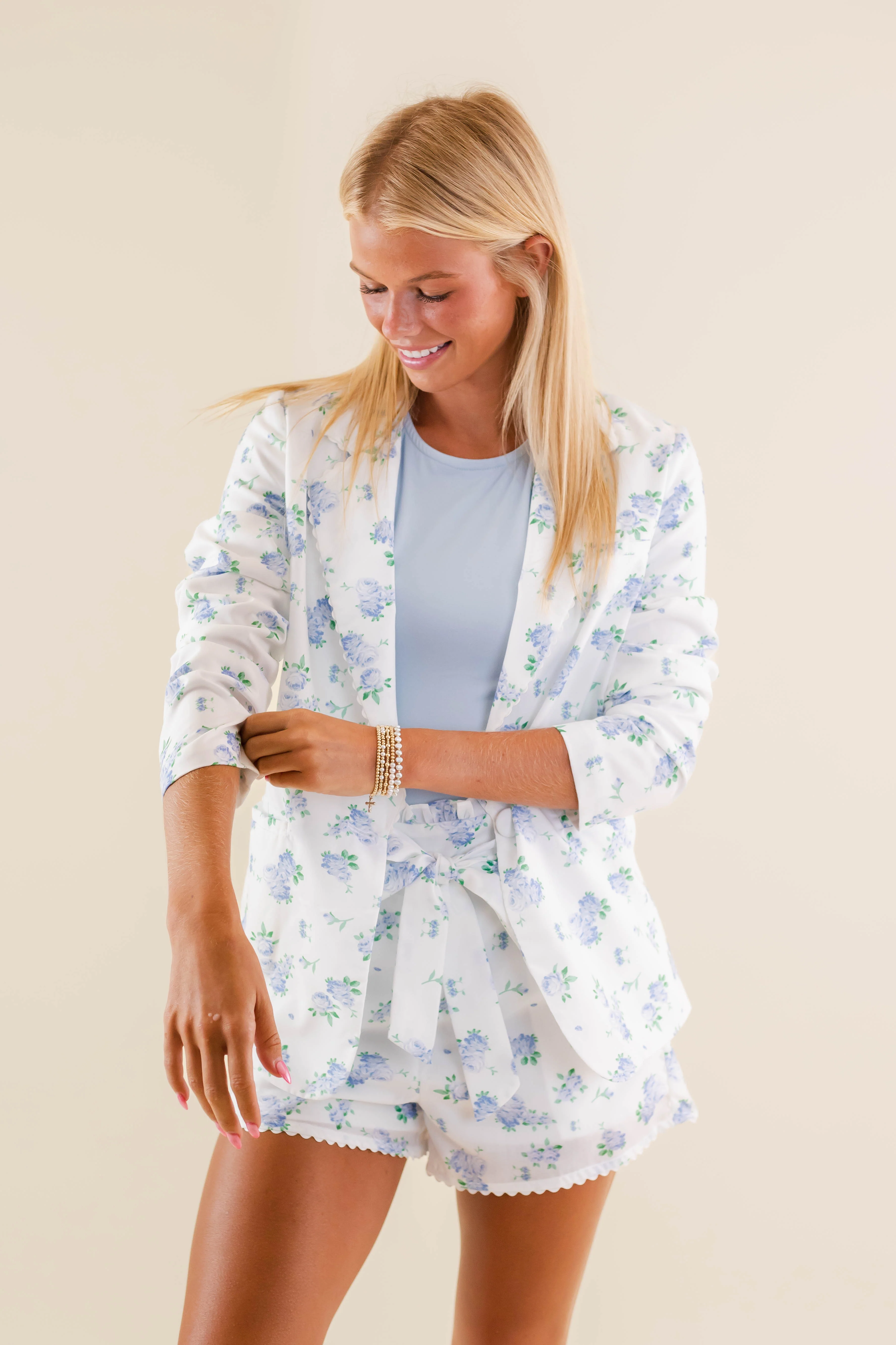 My Dearest Love Blazer-Blue - Image 3