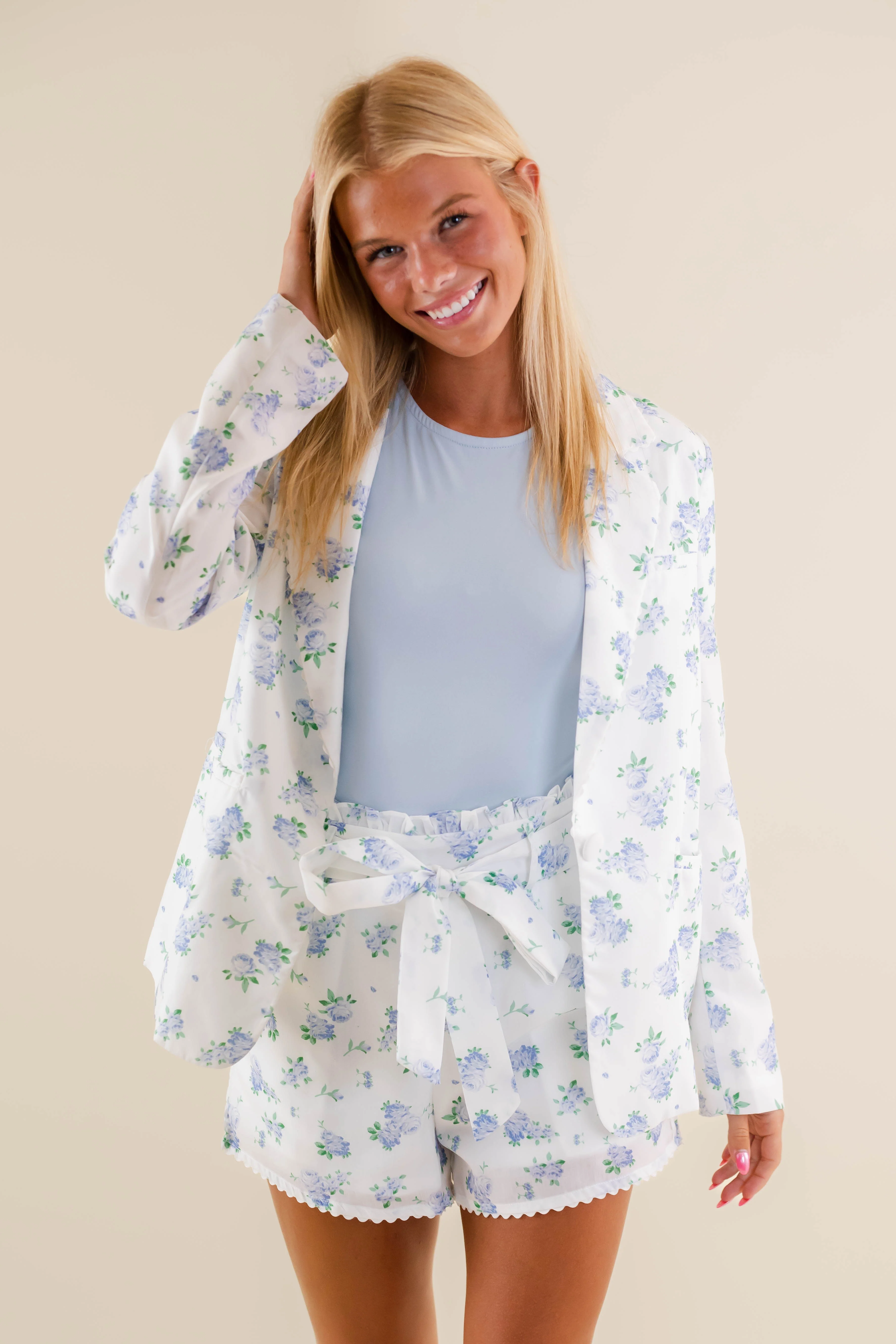 My Dearest Love Blazer-Blue - Image 8