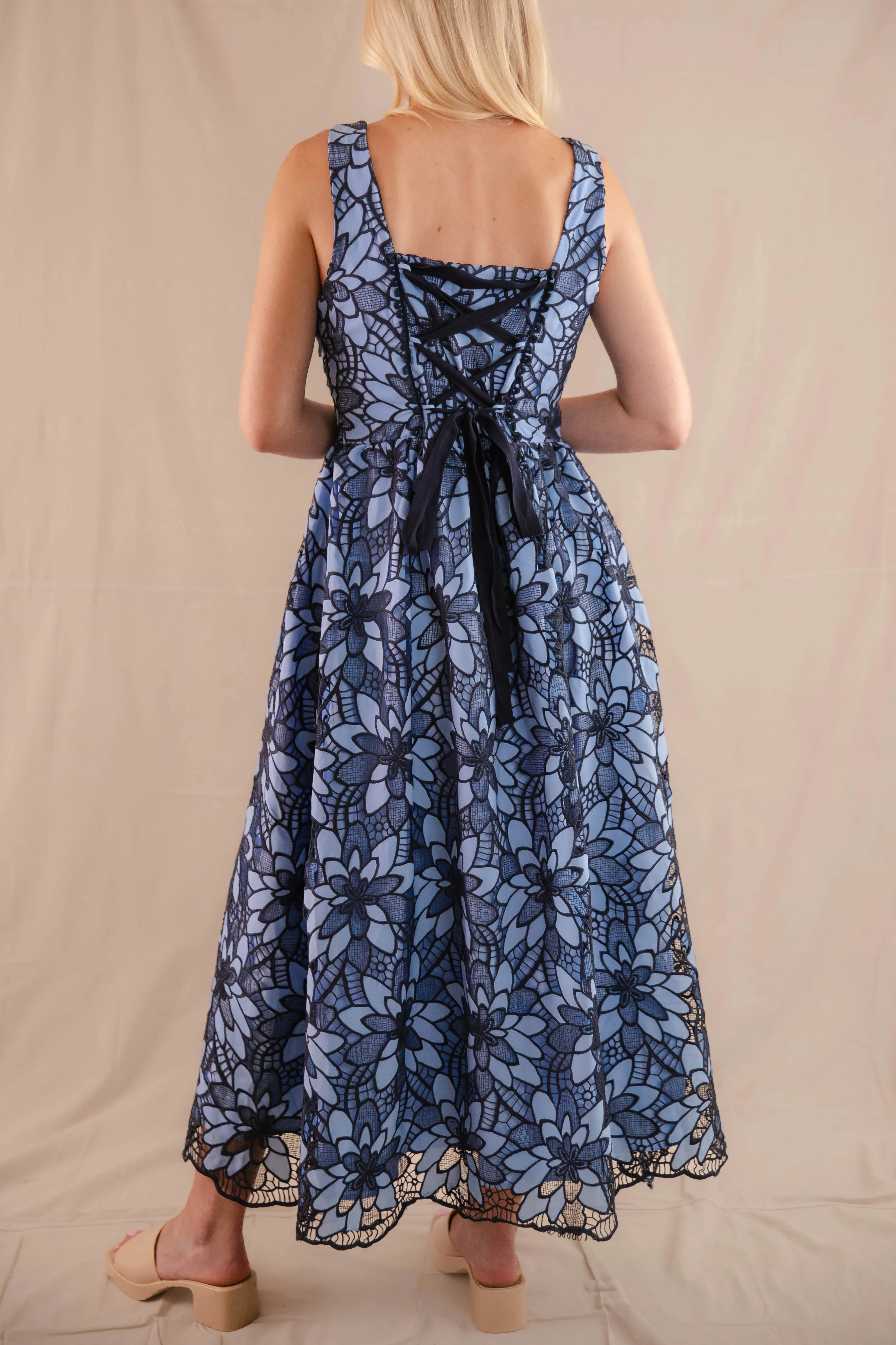 Out Of The Blue Midi Dress - Image 10