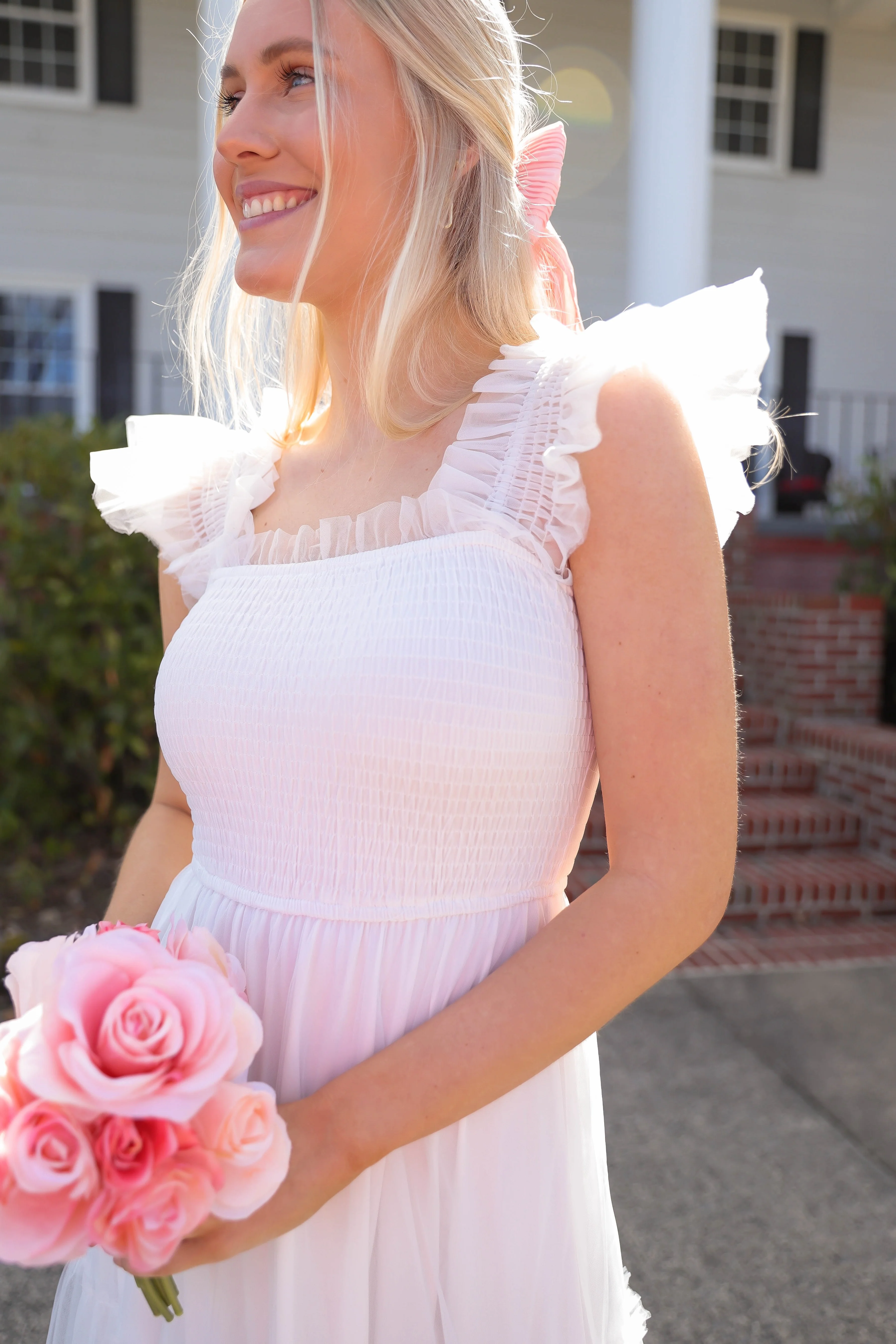 RESTOCK: She's Beauty & Grace Maxi Dress-White - Image 5