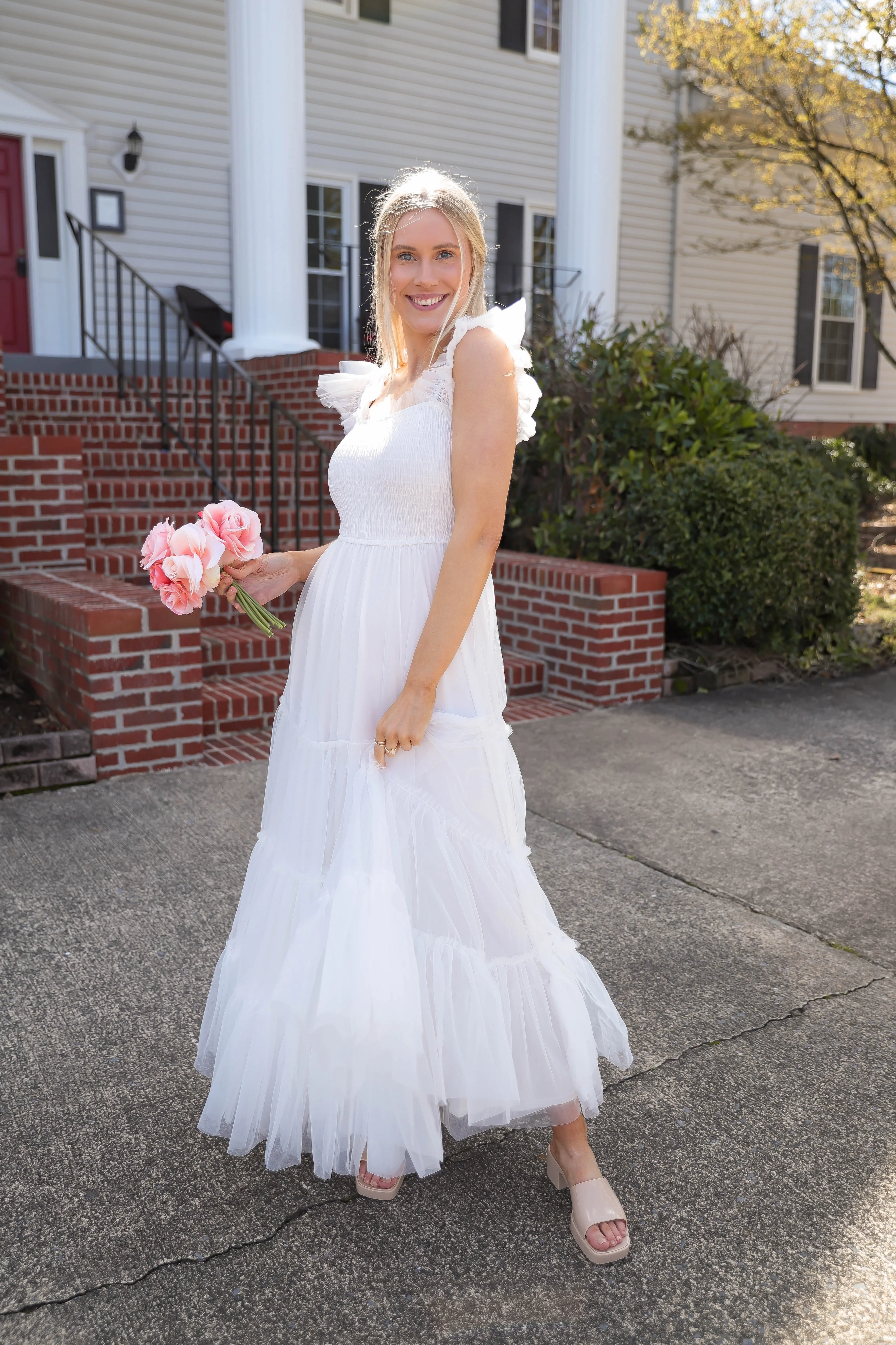 RESTOCK: She's Beauty & Grace Maxi Dress-White - Image 6
