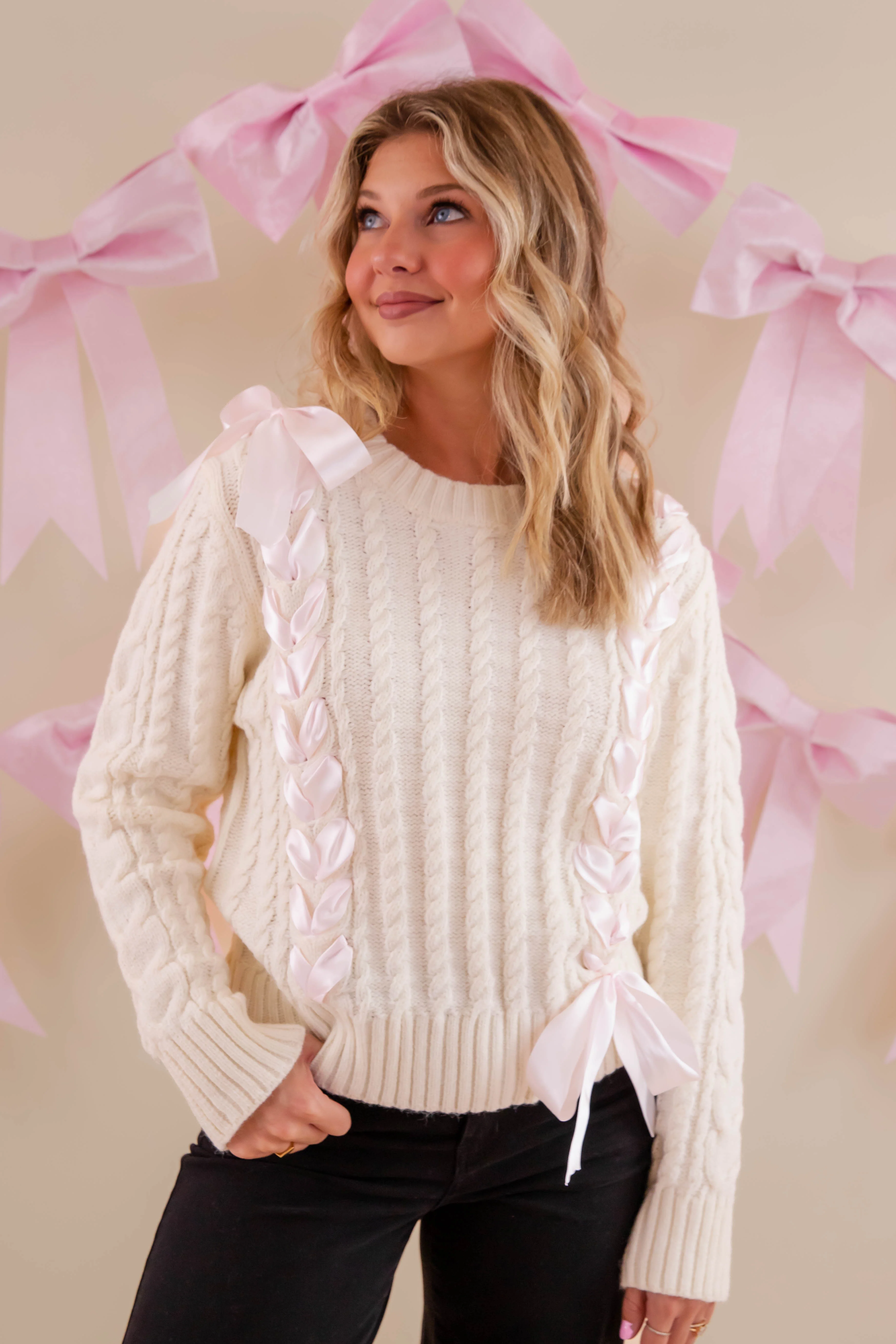 Tied To You Ribbon Sweater - Image 4