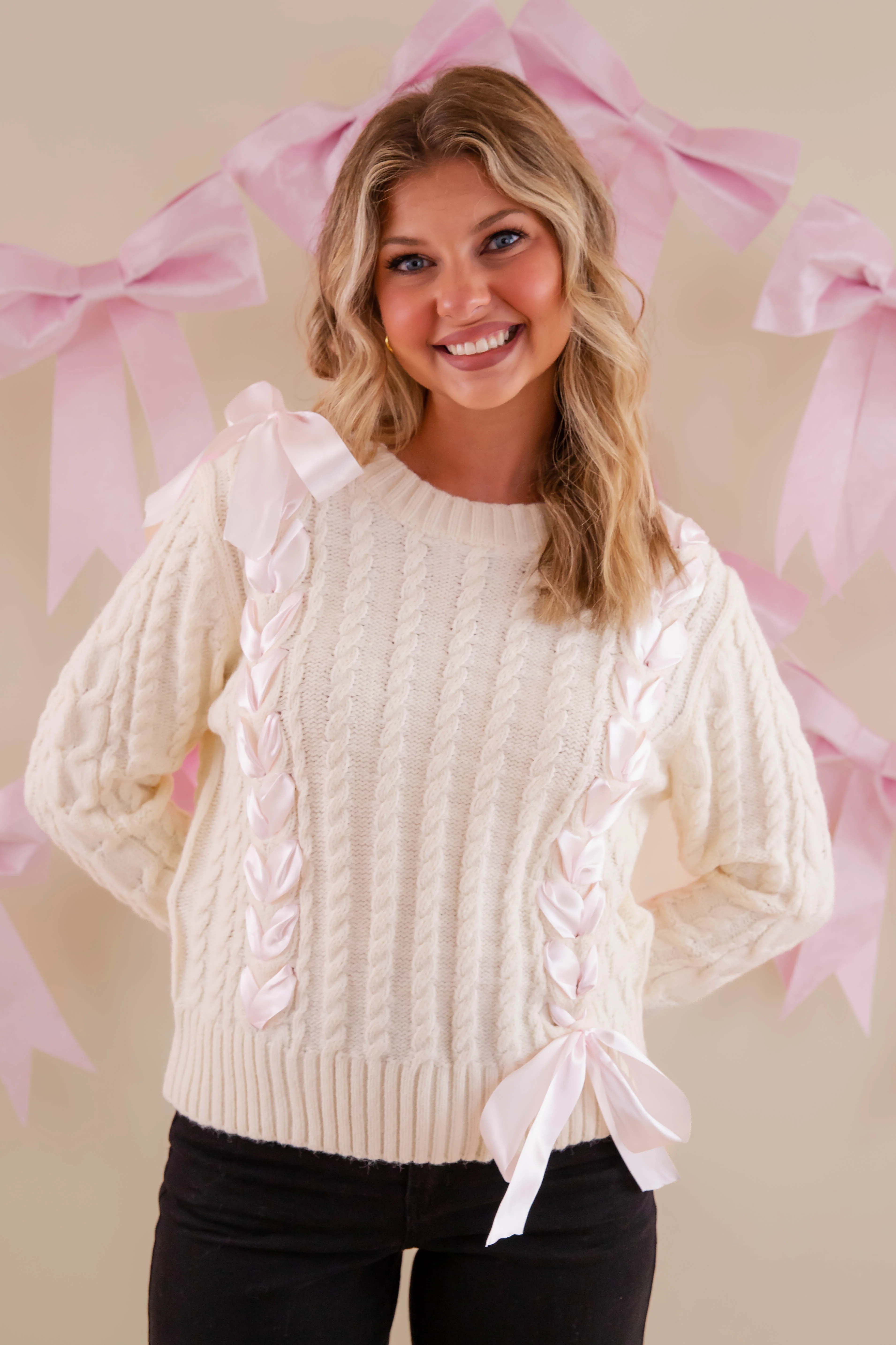Tied To You Ribbon Sweater - Image 7